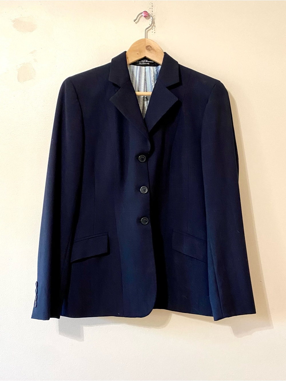 RJ Classics Diamond Collection Equestrian Show Jacket Hunter Jumper Navy 4R